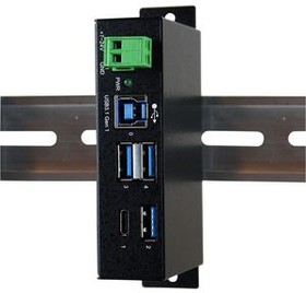 EX-1194HMS, Industrial USB Hub, 4x USB-A Socket / USB-C Socket, 3.0, 5Gbps