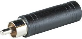 RND 205-00580, Mono Audio Adapter, Straight, 1/4" Mono Socket - RCA Plug