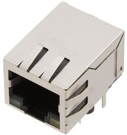 3260-0030-20, Modular Jack, RJ45, CAT5, 8 Positions, 8 Contacts, Shielded