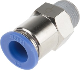 Фото 1/3 Non Return Valve, 12mm Tube Outlet, 0 to 9.9 kgf/cm², 0 to 990kPa