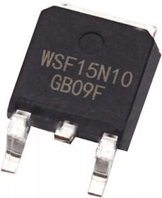 WSF15N10, МОП-Транзистор 100 В 15 А 60 Вт 100 м-@10 В, 5 А 2,5 В @ 250мкА N-канальные МОП-Транзистор TO-252-2(DPAK)