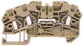 ZRK 2,5/3A beige, Клемма проходная