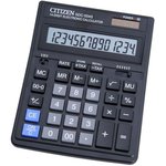 Калькулятор бухгалтерский Citizen SDC-554 S черный 14-разр.