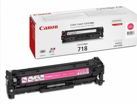 Фото 1/9 Картридж лазерный Canon 718M 2660B002/014 пурпурный (2900стр.) для Canon LBP7200/MF8330/8350