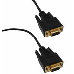 P450-006, D-Sub Cables NULL MODEM GOLD CABLE DB9 - 6ft