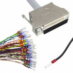 2926328, Female 50 Pin D-sub Unterminated Serial Cable, 2m