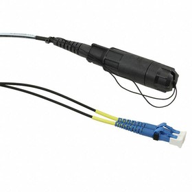 2061980-2, Cable Assembly Fiber Cable 2m Duplex Mini LC to Duplex LC 2 to 2 POS PL-PL