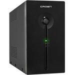 ИБП CROWN 510Ватт (1x12V.9AH) 4*IEC+1*IEC bybass (Отключаемый кабель 1.2м) 76X45 ...