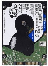 Жесткий диск Western Digital 2,5'' 2TB WD20SPZX Blue SATA3 6Gb/s, Cache 128MB, 5400rpm