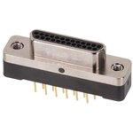 MK-232-025-133-0000-0B7, D-Sub MIL Spec Connectors Vrt Pltd TH PCB Metal Conn Plug