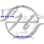 HR822439, Сайлентблок рычага подвески