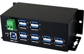 EX-1112HMS, Industrial USB Hub, 12x USB-A Socket, 3.0, 5Gbps
