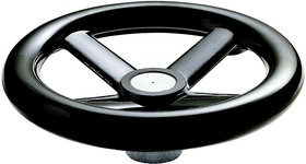 Фото 1/2 Black Hand Wheel, 140mm diameter
