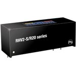 RHV2-2424S/R20, Isolated DC/DC Converters - Through Hole 2W 24Vi 24Vo 84mA Unreg