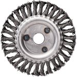 ЩЕТКА ПЛОСКАЯ ДЛЯ УШМ крученая 150мм 22диам 12100-150