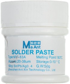 Паяльная паста Ma Ant 183? 50гр.