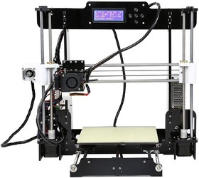 Фото 1/2 A8 3D Printer DIY KIT, 3D принтер, с дисплеем, с подогреваемой платформой