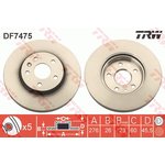 DF7475, Диск тормозной BUICK : EXCELLE GT 1.6/1.6 T/1.8 10- ...