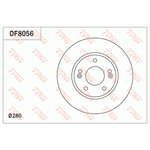DF8056, Диск тормозной HYUNDAI I30 1.4/1.6/CRDI 11-