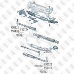 FS0522, Наконечник рулевой тяги AUDI A4,A6,A8,Allroad 95- SKODA Superb 01- VW ...