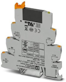 Фото 1/2 2900443, PLC-BPT 5V dc DIN Rail Relay Socket