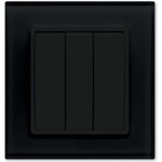 Выключатель Vesta-Electric Exclusive Black трехклавишный FVK050121CHR
