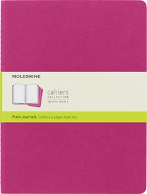 Фото 1/5 Блокнот Moleskine Cahier Journal, 120стр, без разлиновки, розовый неон [ch023d17]