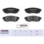 M2622434, Колодки тормозные Toyota Camry (V70) 18-, C-HR 16-, RAV4 19- ...