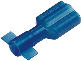 DNF14-188FIB-3K, Quick Disconnect Terminal 14-16AWG Brass Blue F 19.8mm Tin T/R