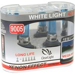 ML9005WL, Лампа 12V HB3 60W P20d бокс (2шт.) White Light CLEARLIGHT