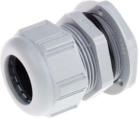 0 980 20, Grey Polyamide Cable Gland, PG7 Thread, 3mm Min, 6.5mm Max, IP68