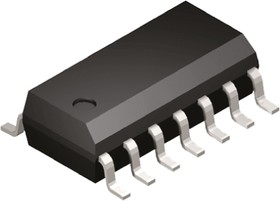 MCP6074-E/SL, Операционный усилитель, Четверной, 4 Усилителя, 1.2 МГц, 0.5 В/мкс, 1.8В до 6В, SOIC, 14 вывод(-ов)