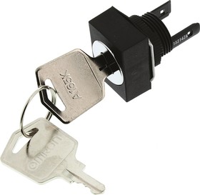 Фото 1/2 A165K-J2ML-2, Keylock Switches REC.2POS MAINT LEFT DPDT Selector Switch