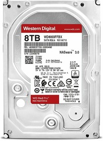Фото 1/2 Жесткий диск WD Red Pro WD8003FFBX, 8ТБ, HDD, SATA III, 3.5"