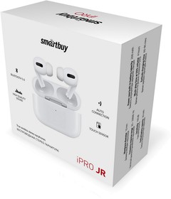 Фото 1/3 Внутриканальная TWS Bluetooth-гарнитура Smartbuy iPro JR (SBH-3015)/100