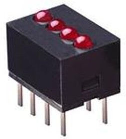 Фото 1/2 555-5303F, LED Circuit Board Indicators 2mm Quad CBI