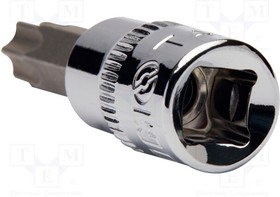 Фото 1/2 107-T15-1, Cap; socket spanner,Torx®; TX15; 1/4"; 37.5mm; Bit: Torx®