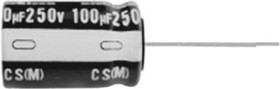 Фото 1/4 UCS2G470MHD, 47µF Electrolytic Capacitor 400V dc, Through Hole -
