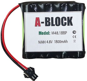 A-BLOCK M48.18BP, Аккумуляторная сборка NiMh 4.8В 1800mAh