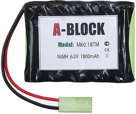 A-BLOCK M60.18TM, Аккумуляторная сборка NiMh 6.0В 1800mAh