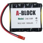 A-BLOCK C48.10RP, Аккумуляторная сборка NiCd 4.8V 1000mAh