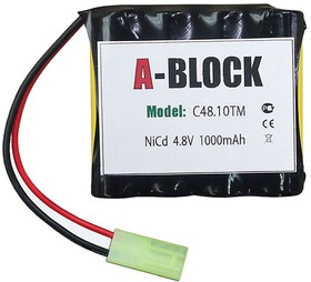 A-BLOCK C48.10TM, Аккумуляторная сборка NiCd 4.8V 1000mAh