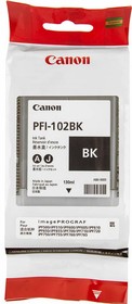 Фото 1/10 Картридж струйный Canon PFI-102BK 0895B001 черный (130мл) для Canon IP iPF500/600/700/710