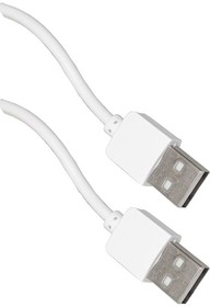 Фото 1/2 USB2.0 A(m)-USB A(m) W 1.8m, Компьютерный шнур USB 2.0 A(m)-USB A(m), 1.8 м, белый