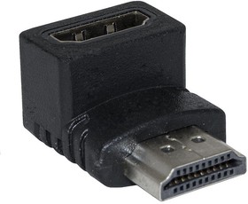 Фото 1/2 HDMI (m)-HDMI (f) angle, Разъём HDMI(m)-HDMI(f), угловой
