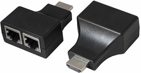 Фото 1/2 HDMI (m)-RJ-45(8P-8C), Разъём HDMI(m)-RJ-45(8P-8C)