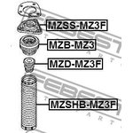 Отбойник амортизатора MZD-MZ3F