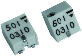 TSM4YJ501KB25, 500Ω, SMD Trimmer Potentiometer 0.25W Side Adjust , TSM4