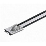 MLTC2H-LP316, Cable Ties COATED METAL LOCKING TIE