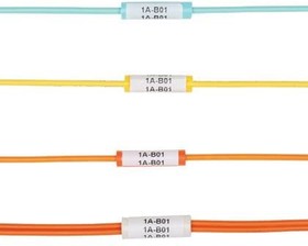 Фото 1/2 NWSLC2-2Y, Wire Labels & Markers Yellow cable ident sleeve for 2